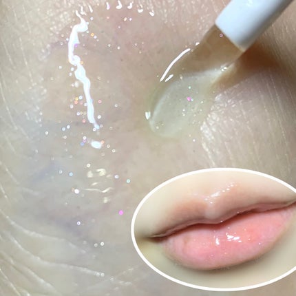 トリートメントケアグロス<ホワイトダスト>/CandyDoll/リップグロスを使ったクチコミ(3枚目)