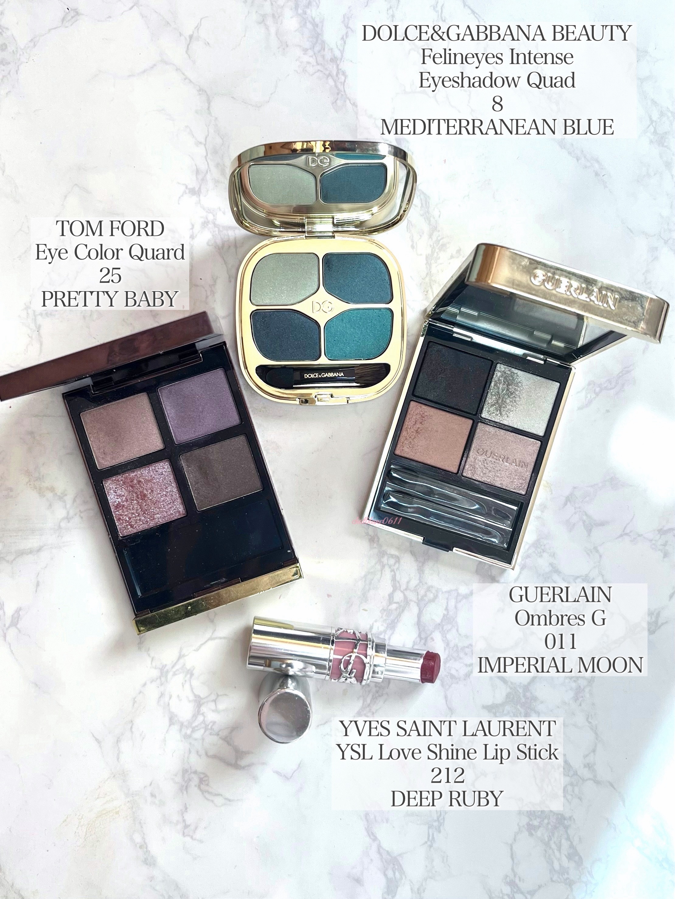 フェリンアイズ インテンスアイシャドウ クアッド/DOLCE&GABBANA BEAUTY/アイシャドウパレットを使ったクチコミ（3枚目）