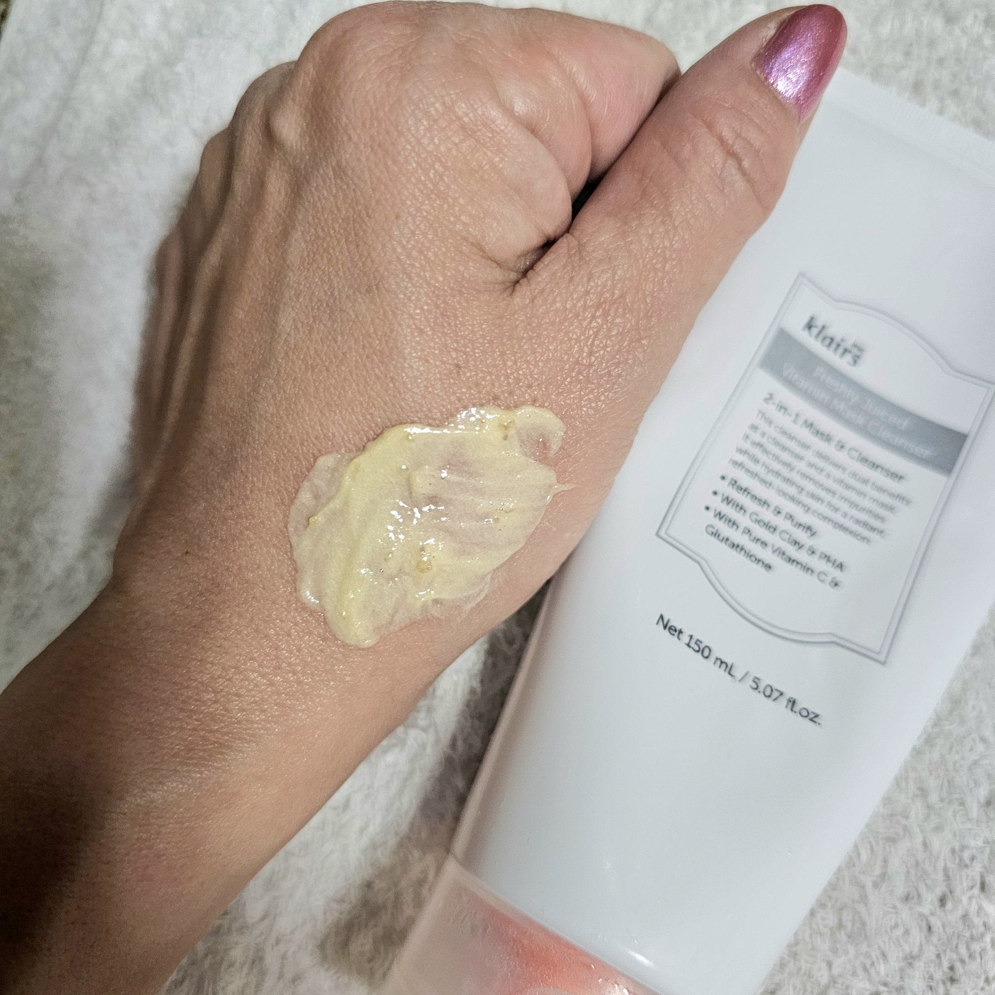 フレッシュリージュースドビタミンドロップ(35ml)/Klairs/美容液を使ったクチコミ（2枚目）