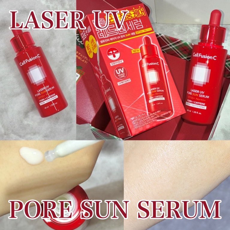 Cell Fusion C レーザーUVポアサンセラム/Cell Fusion C(セルフュージョンシー)/日焼け止めローションを使ったクチコミ（3枚目）