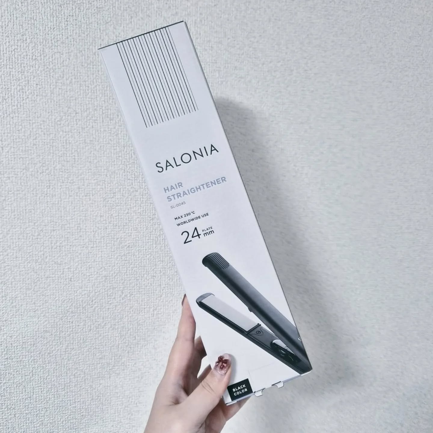 ストレートヘアアイロン/SALONIA/ストレートアイロンを使ったクチコミ（1枚目）