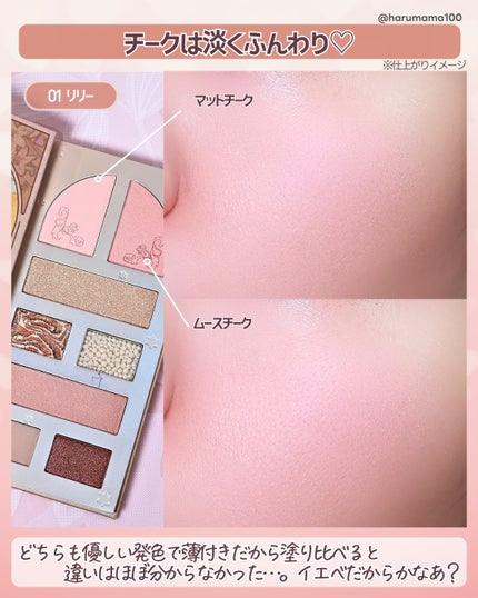 レディフラワーパレット/MilleFée/マルチパレットを使ったクチコミ(5枚目)