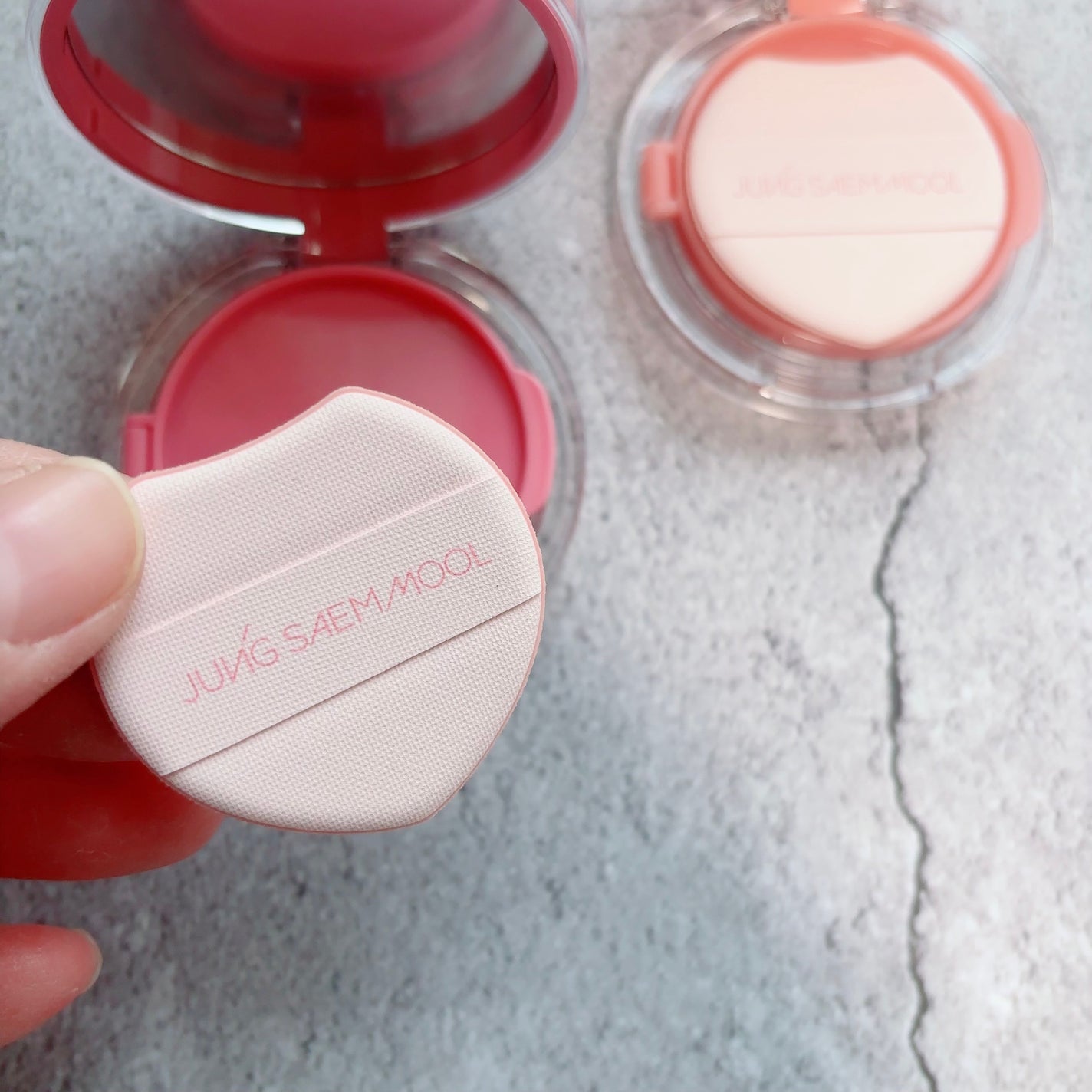 アーティストクッションブラッシュ/JUNG SAEM MOOL/リキッドチークを使ったクチコミ(2枚目)