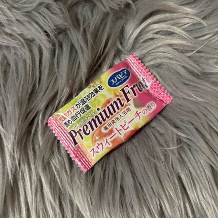 スパピア 薬用発泡入浴剤 プレミアムフルーツ/扶桑化学/入浴剤を使ったクチコミ(1枚目)