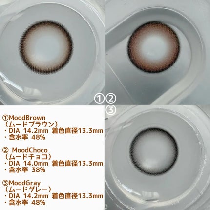 Moodnight 1day/OLENS/カラーコンタクトレンズを使ったクチコミ(3枚目)