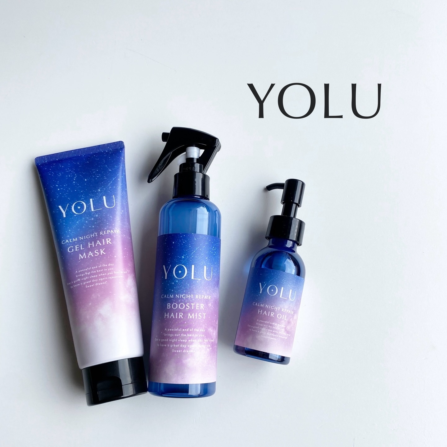 ヨル　カームナイトリペアヘアオイル/YOLU/ヘアオイルを使ったクチコミ（1枚目）