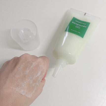 ローズマリー スカルプ スクラブ/AROMATICA/ヘッドスクラブを使ったクチコミ(3枚目)