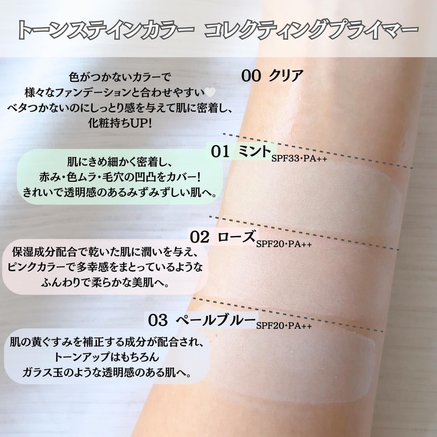 トーンステインカラーコレクティングプライマー/VDL/化粧下地を使ったクチコミ(2枚目)