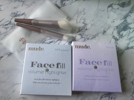 フェイスフィルボリューマーハイライター/mude/パウダーハイライトを使ったクチコミ(4枚目)