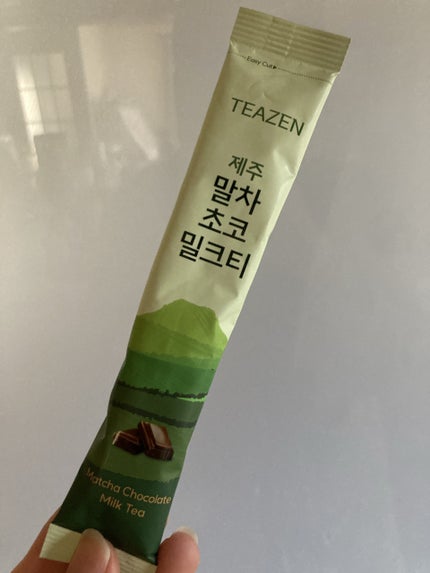 済州抹茶チョコミルクティー/TEAZEN/ドリンクを使ったクチコミ(1枚目)