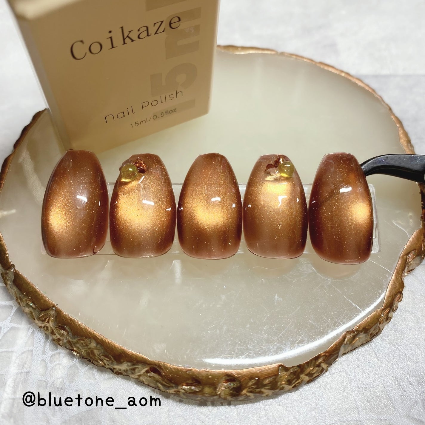 19長春色/Coikaze/ジェルネイルを使ったクチコミ(3枚目)