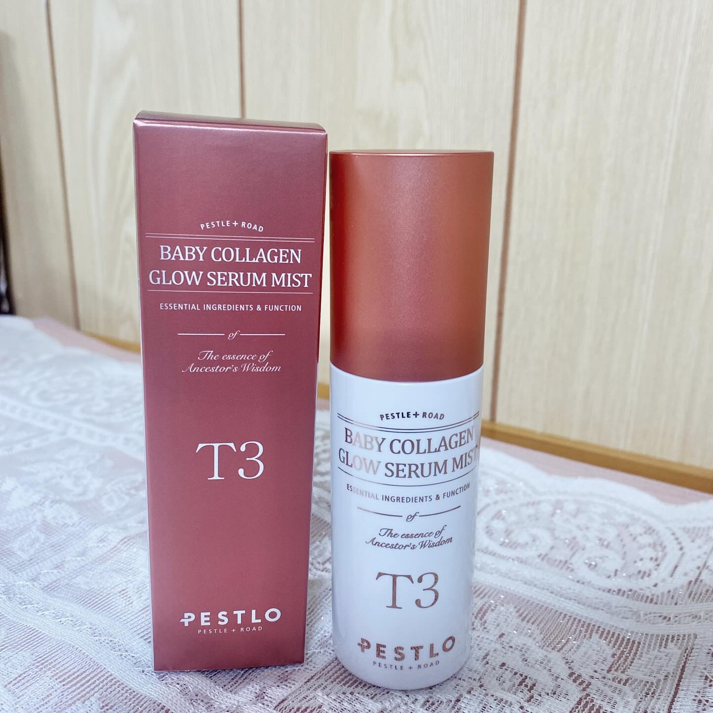 T3 ベビーコラーゲングローセラムミスト/PESTLO/ミスト状化粧水を使ったクチコミ（1枚目）