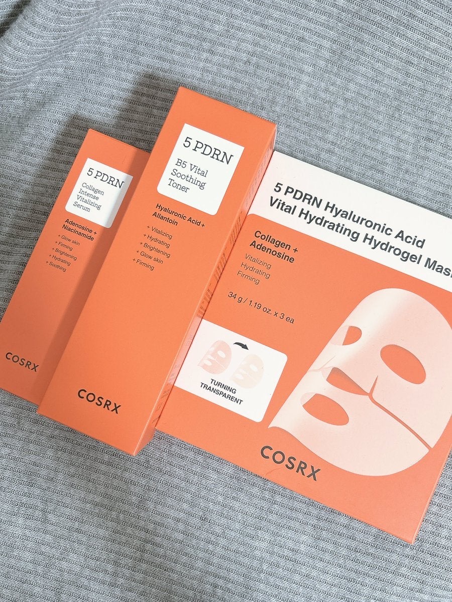 5 PDRN ヒアルロン酸 バイタル ハイドレイティング ハイドロゲルマスク/COSRX/シートマスク・パックを使ったクチコミ（3枚目）