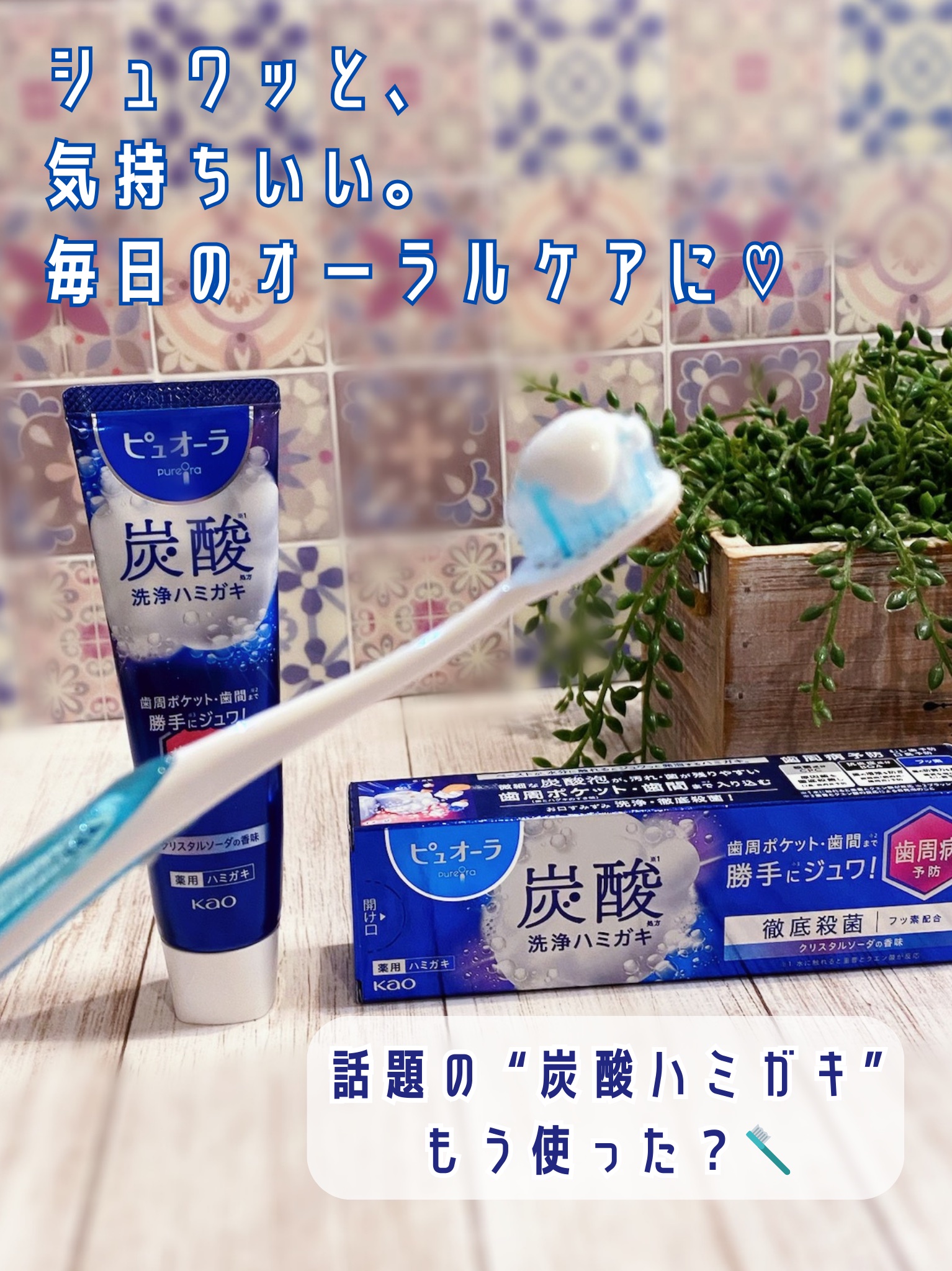 ピュオーラ ハブラシ/ピュオーラ/歯ブラシを使ったクチコミ（1枚目）