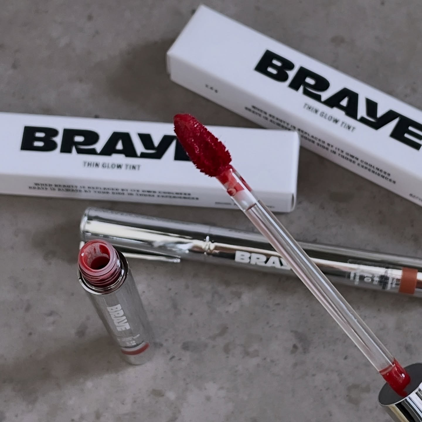 THIN GLOW TINT/BRAYE/口紅を使ったクチコミ（2枚目）
