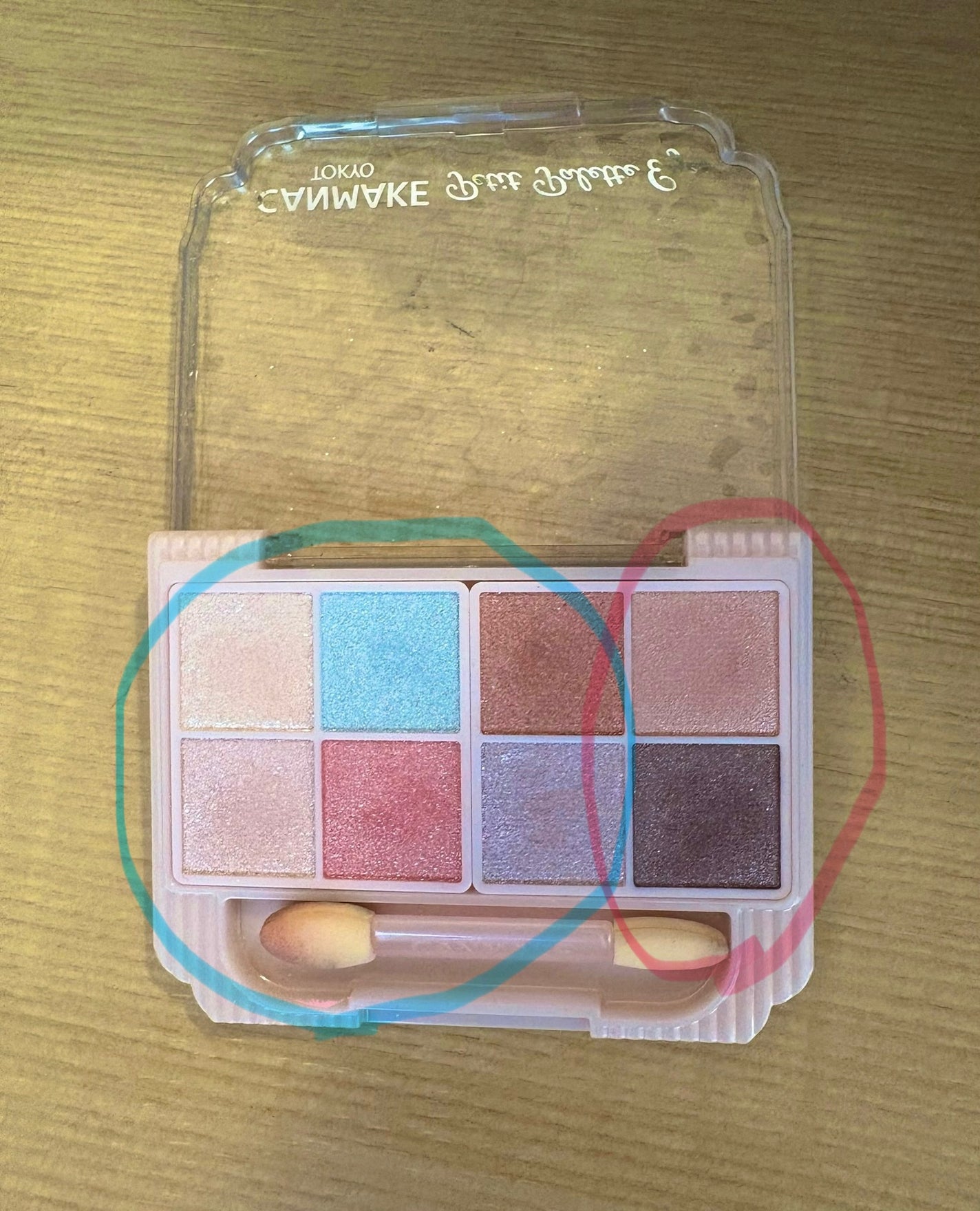 プティパレットアイズ(スパークリングタイプ)/キャンメイク/アイシャドウを使ったクチコミ(2枚目)