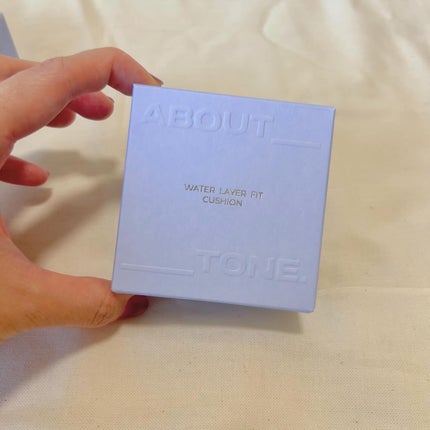 ウォーターレイヤーフィットクッション/ABOUT TONE/クッションファンデーションを使ったクチコミ(6枚目)