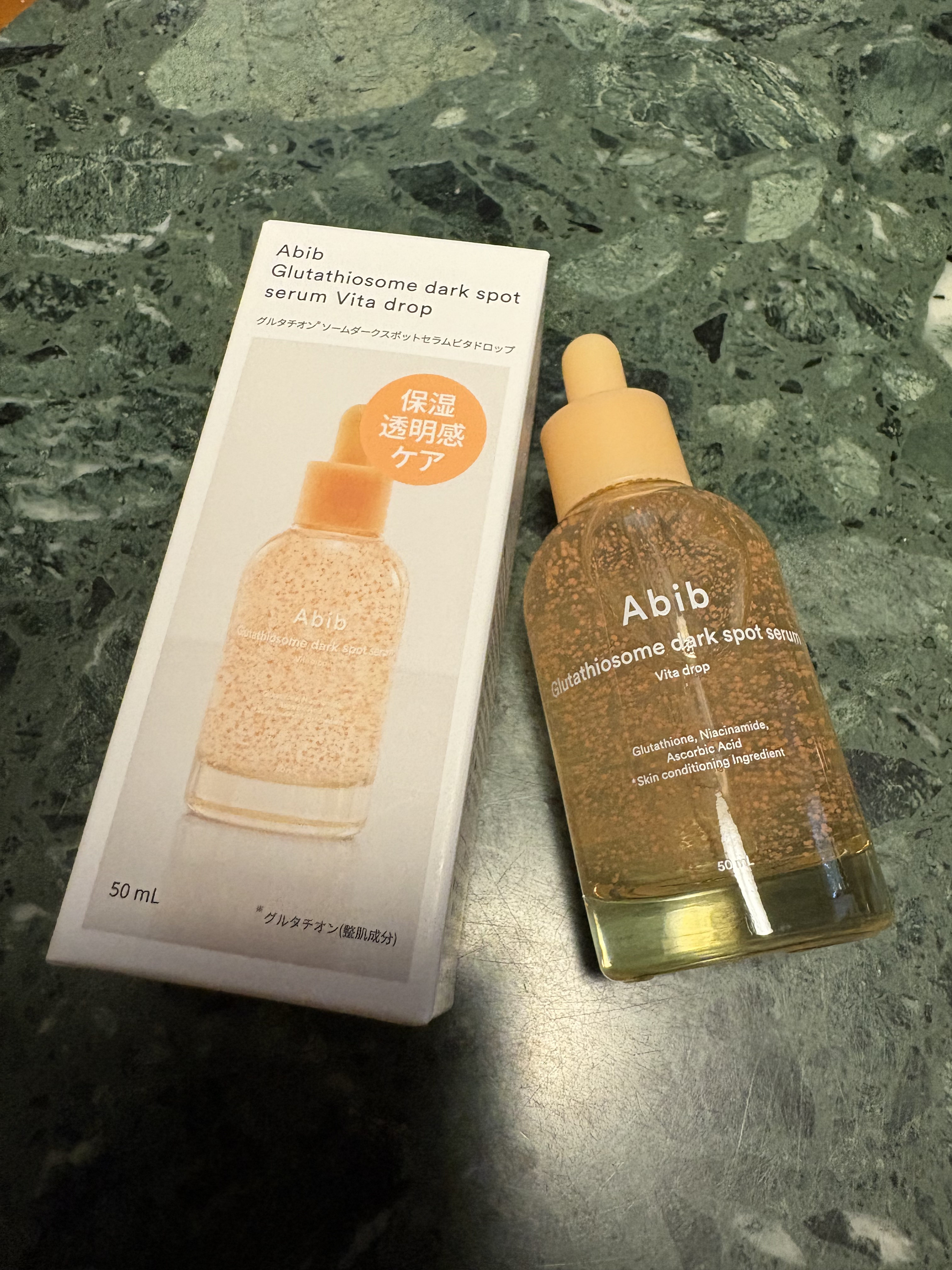 グルタチオンソームダークスポットセラムビタドロップ/Abib /美容液を使ったクチコミ（1枚目）
