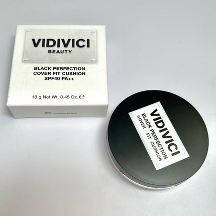 ブラックパーフェクション カバーフィットクッション/VIDIVICI/クッションファンデーションを使ったクチコミ(1枚目)