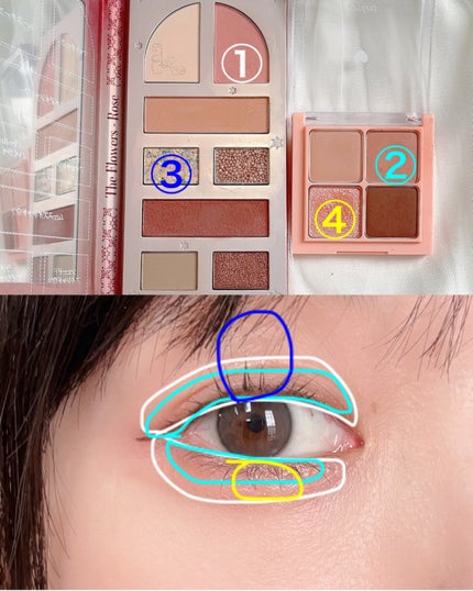 ベターザンアイズ/rom&nd/アイシャドウパレットを使ったクチコミ(4枚目)