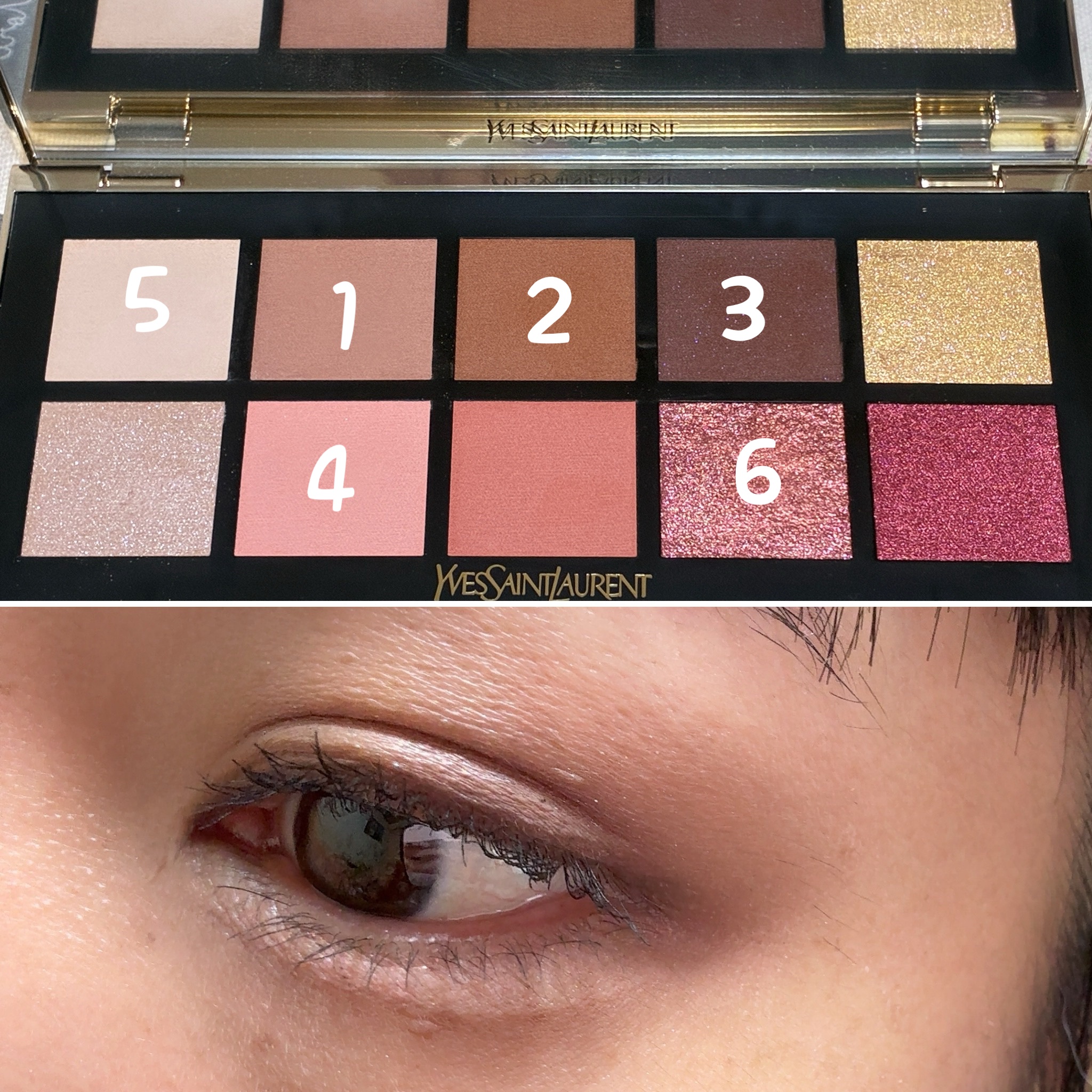 クチュール カラー クラッチ/YVES SAINT LAURENT BEAUTE/アイシャドウパレットを使ったクチコミ（2枚目）