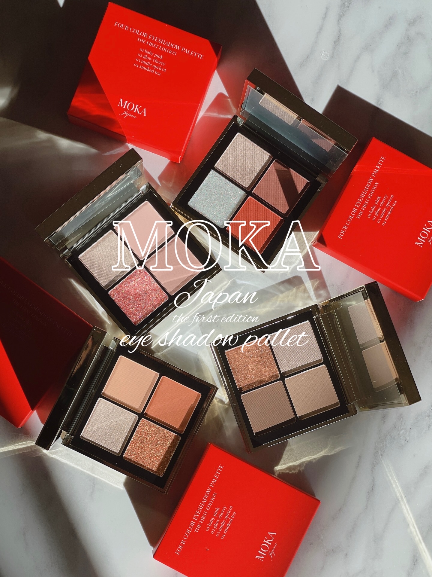 4色アイシャドウパレット/MOKA Japan cosmetics/アイシャドウパレットを使ったクチコミ（1枚目）