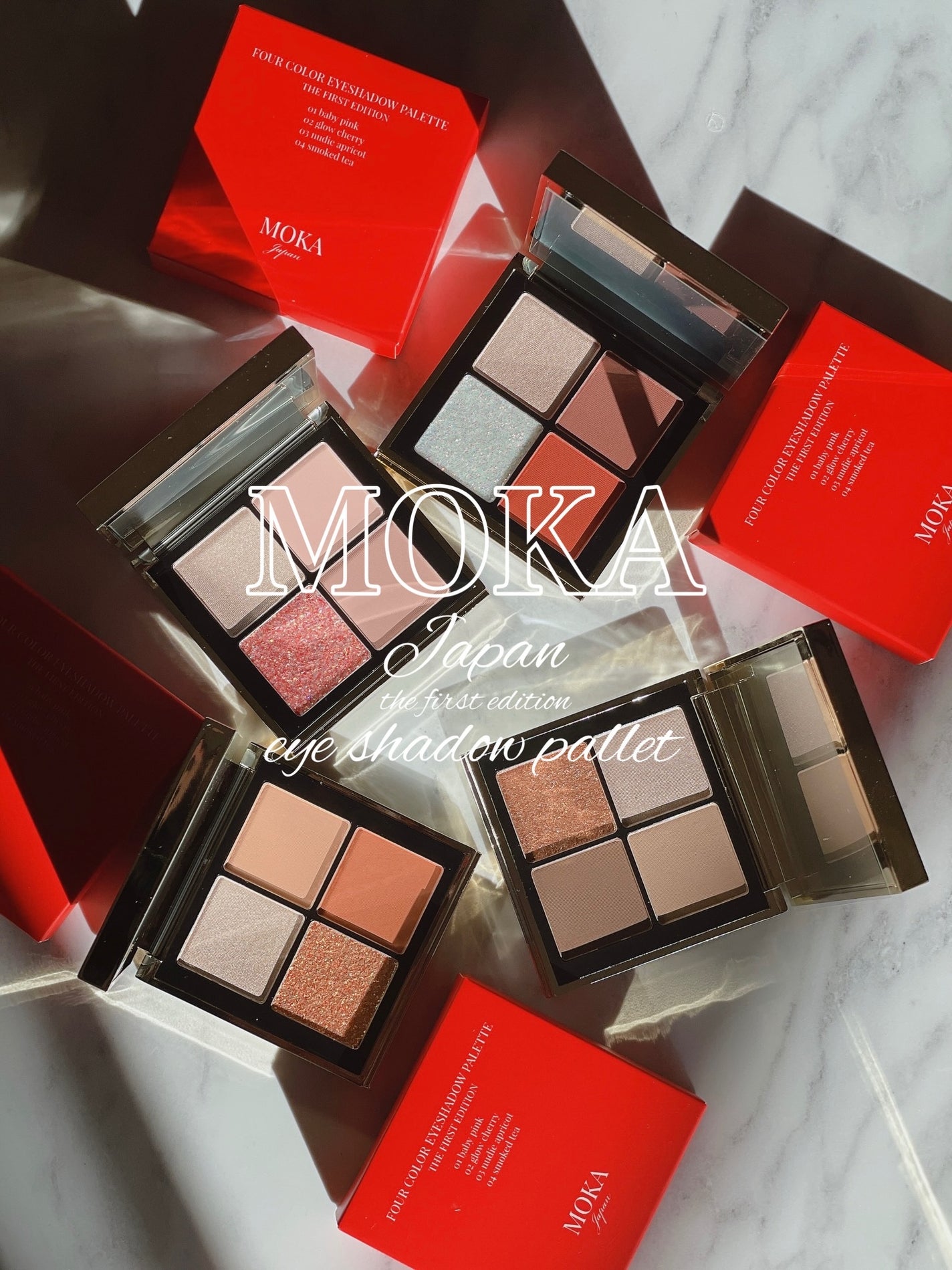 4色アイシャドウパレット/MOKA Japan cosmetics/アイシャドウパレットを使ったクチコミ(1枚目)