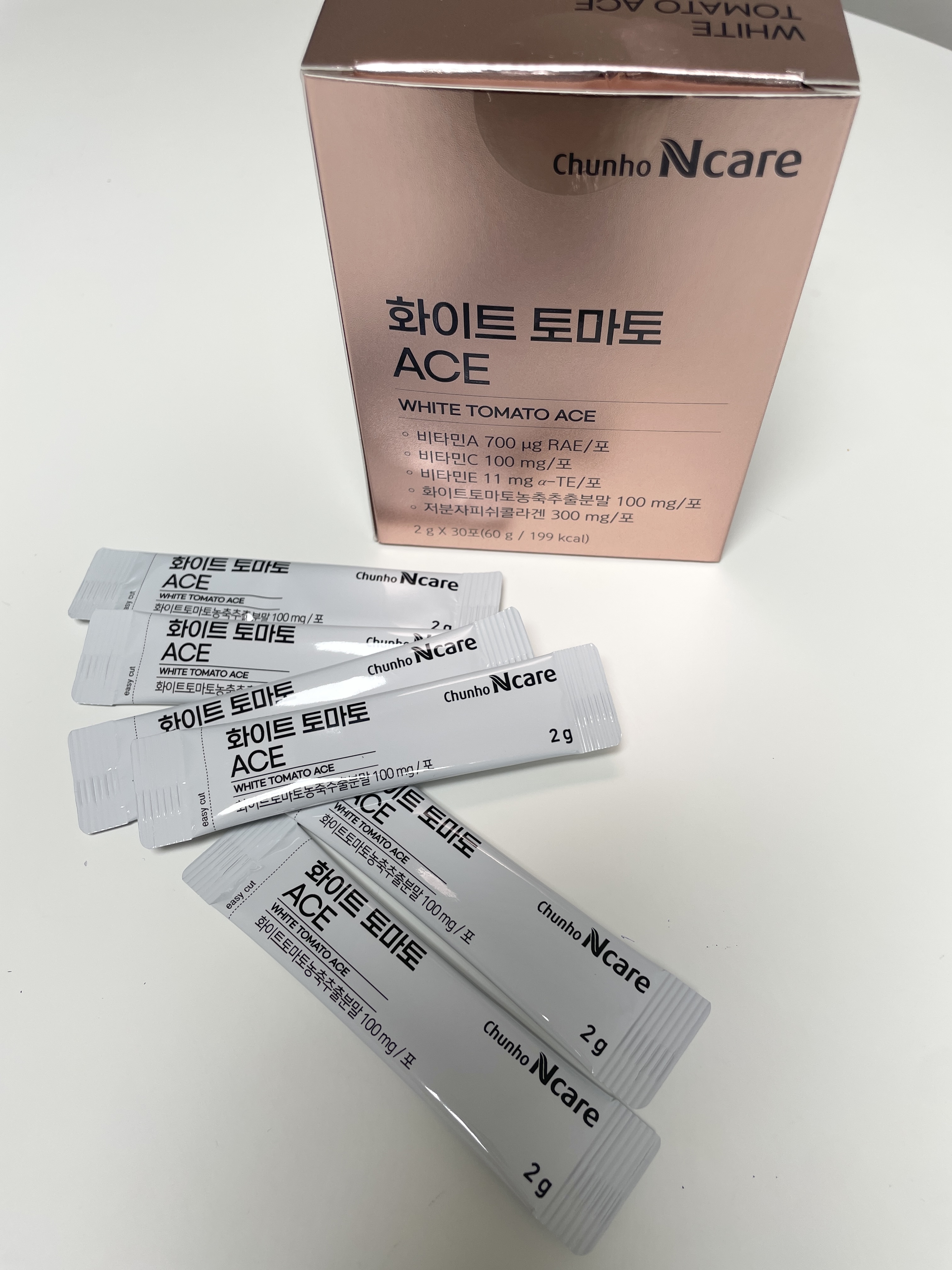  ホワイトトマト ACE 1box 30包/ChunhoNcare/美容サプリメントを使ったクチコミ（2枚目）