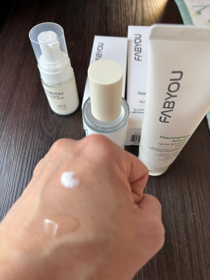 Niacinimide Arbutin Glow Boosting Cream/FABYOU/フェイスクリームを使ったクチコミ(3枚目)