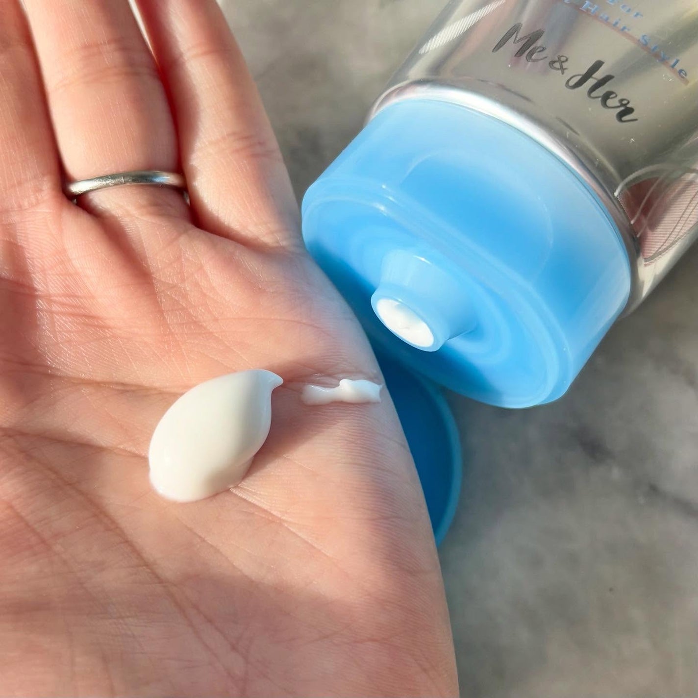 ミルキィグロスジェル/Me&Her/ヘアジェルを使ったクチコミ(2枚目)