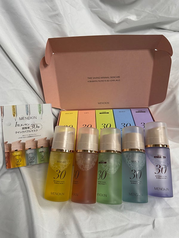 30秒クイックバブルマスク3種セット/MENOKIN/シートマスク・パックを使ったクチコミ（3枚目）