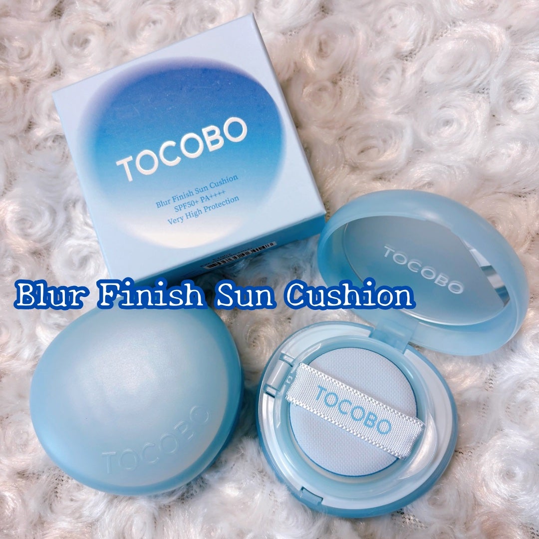 ブラーフィニッシュサンクッション/TOCOBO/日焼け止めパウダーを使ったクチコミ(1枚目)