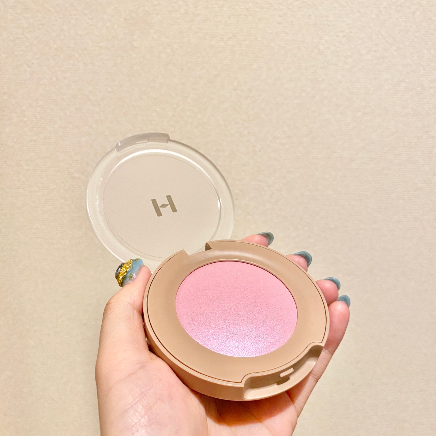 トゥルーディメンショングロウチーク/hince/パウダーチークを使ったクチコミ(3枚目)