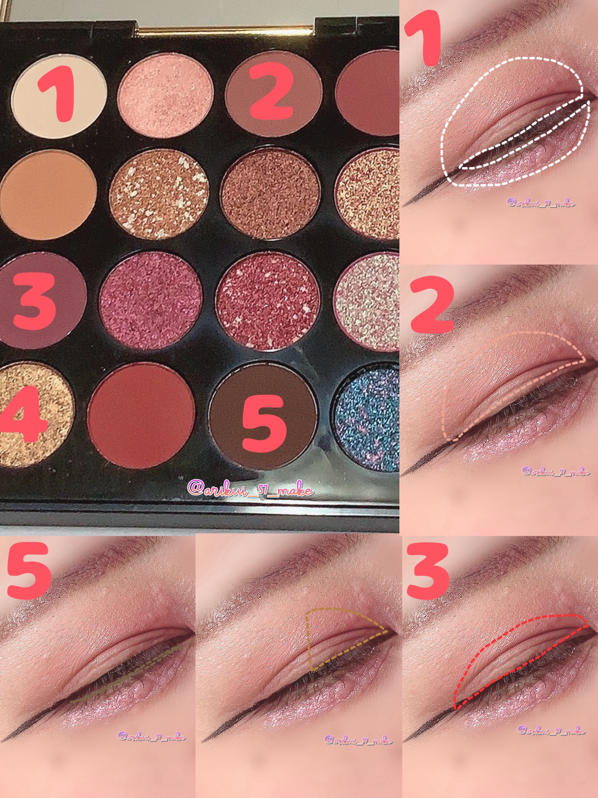 3CE マルチアイカラーパレット/3CE/アイシャドウパレットを使ったクチコミ（2枚目）