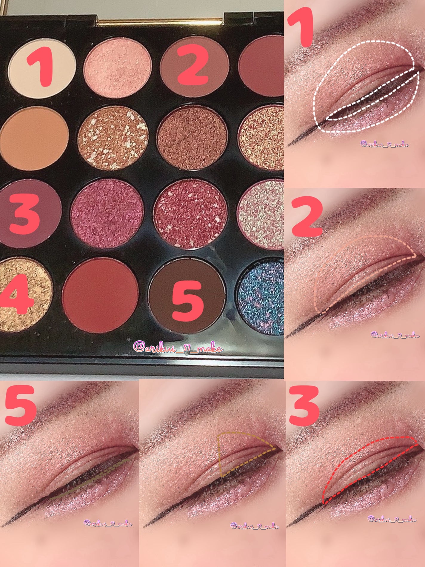 3CE マルチアイカラーパレット/3CE/アイシャドウパレットを使ったクチコミ(2枚目)