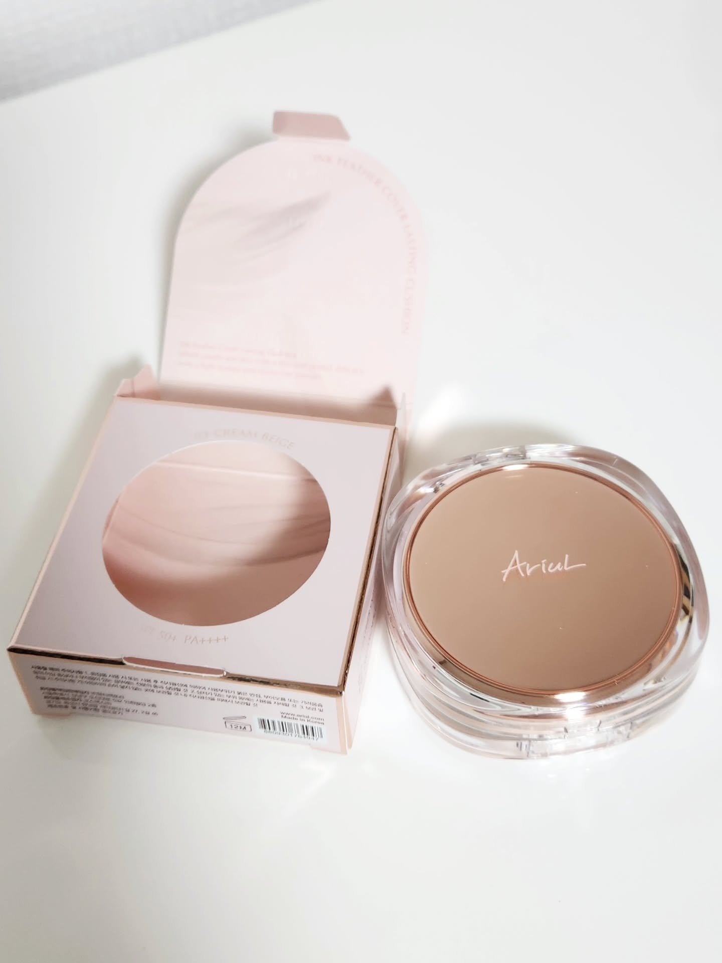 アリウル インクフェザーカバーラスティングクッション/Ariul/クッションファンデーションを使ったクチコミ（3枚目）