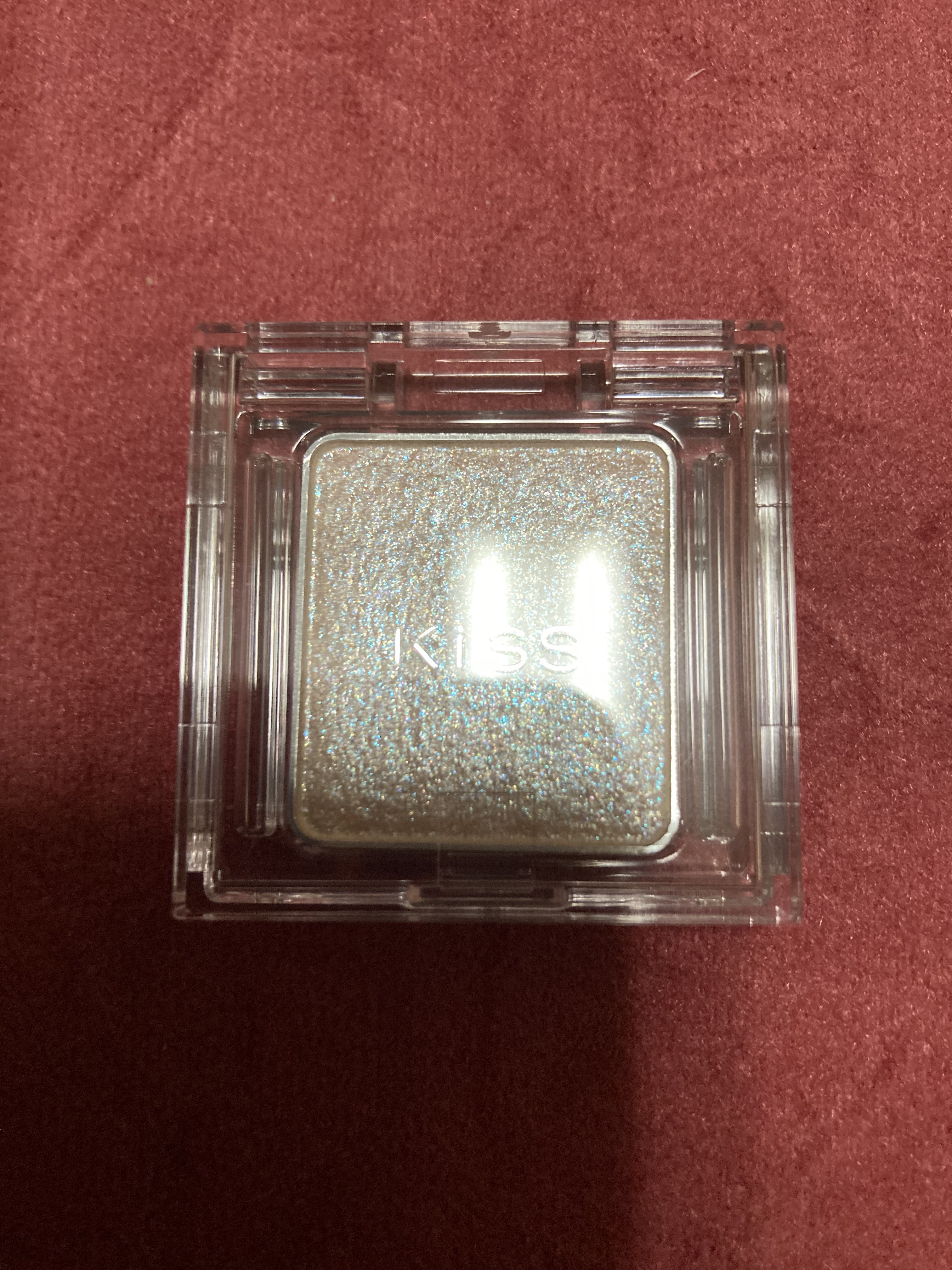 キス シアー グリッターアイズＮ 01 バブル/KiSS/単色アイシャドウを使ったクチコミ（1枚目）