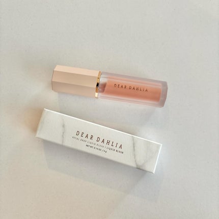 ペタルドロップリキッドブラッシャー/DEAR DAHLIA/リキッドチークを使ったクチコミ(1枚目)