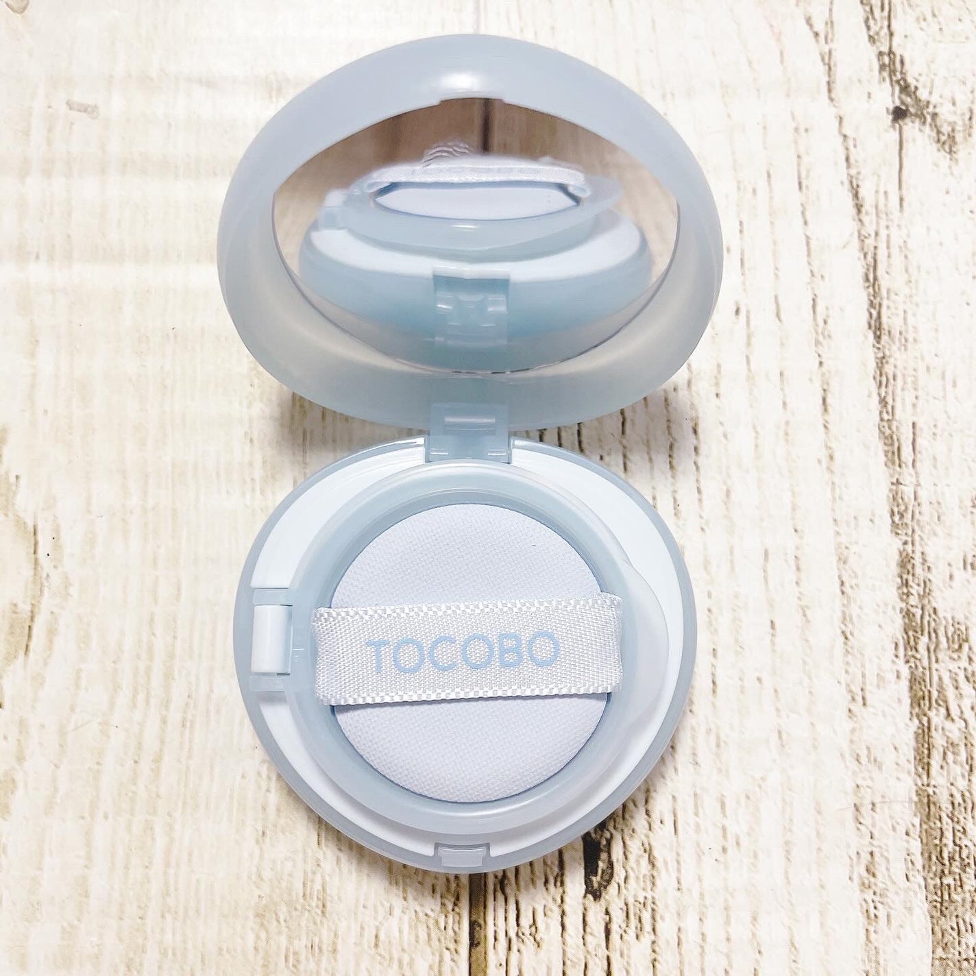 ブラーフィニッシュサンクッション/TOCOBO/日焼け止めパウダーを使ったクチコミ(3枚目)