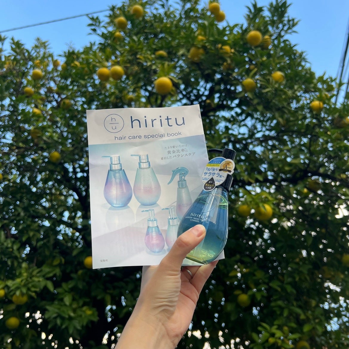 バランスリペアヘアオイル スムース/hiritu/ヘアオイルを使ったクチコミ(1枚目)