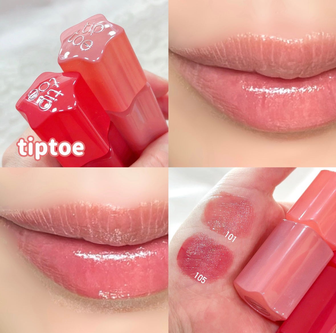 グロウイットソルベティント/tiptoe/リップティントを使ったクチコミ(1枚目)