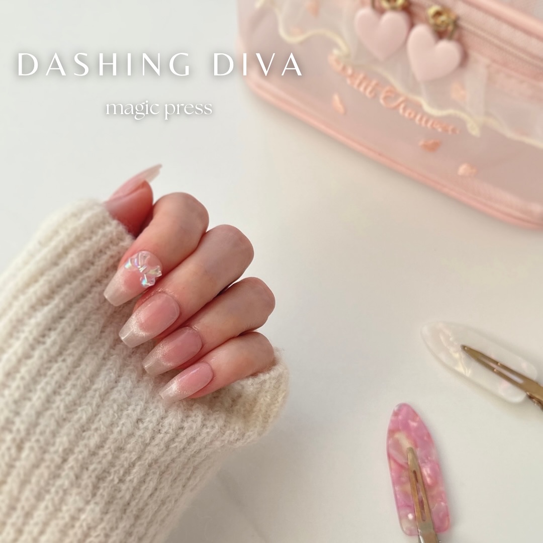 #セルフネイル,#韓国ネイル,#可愛いネイル,#秋ネイル,#チークネイル,#ピンクネイル,#マグネットネイル,#リボンネイル,#フレンチマグネットネイルのネイルデザイン