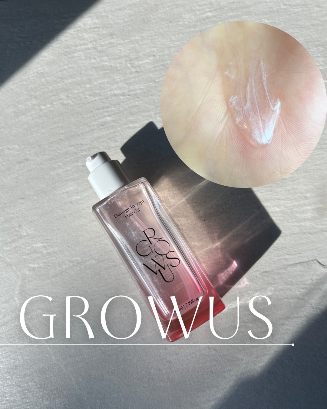 ダメージセラピーヘアオイル/GROWUS/ヘアオイルを使ったクチコミ（1枚目）