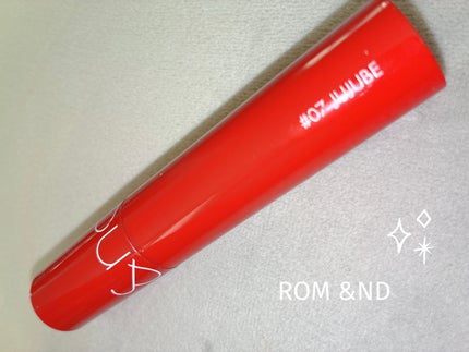 ジューシーラスティングティント/rom&nd/リップティントを使ったクチコミ(1枚目)