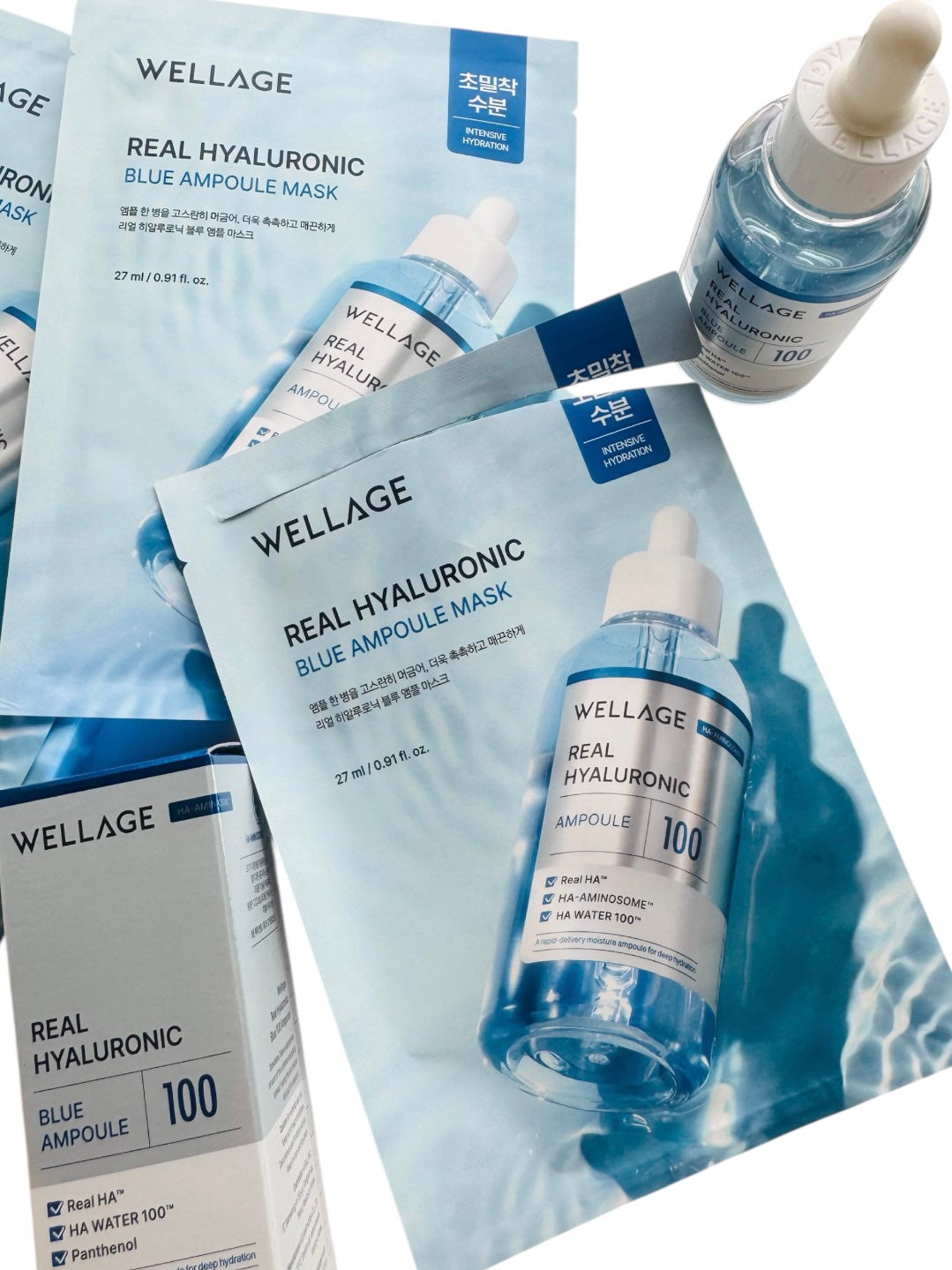 リアルヒアルロニックブルーアンプル 100/Wellage/美容液を使ったクチコミ(4枚目)