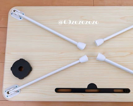 あきちゃん@フォロバ100 on LIPS 「🪧#PR@andwint_07✔︎︎︎︎折りたたみテーブル🤍..」(4枚目)