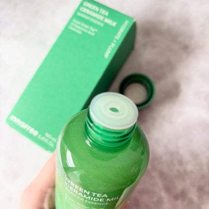 グリーンティー セラミド ミルク エッセンストナー/innisfree/化粧水を使ったクチコミ(2枚目)