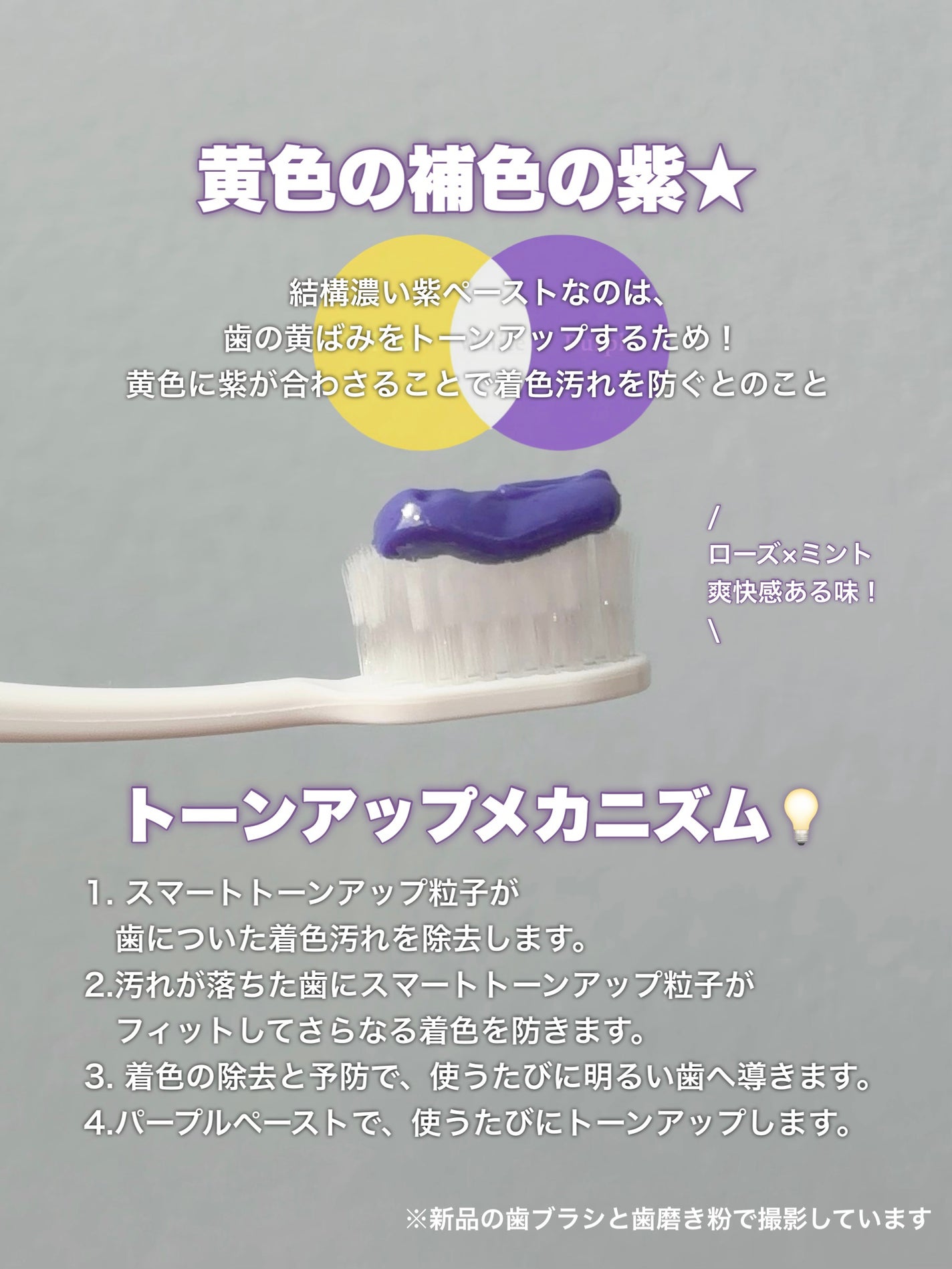 パープルコレクターロイヤルローズブレンド/EUTHYMOL/歯磨き粉を使ったクチコミ(2枚目)