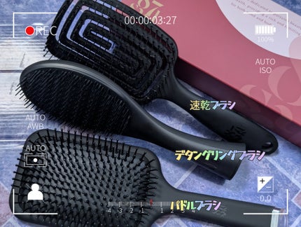 87saku ハナサク 速乾ブラシ/87saku/ヘアブラシを使ったクチコミ(2枚目)