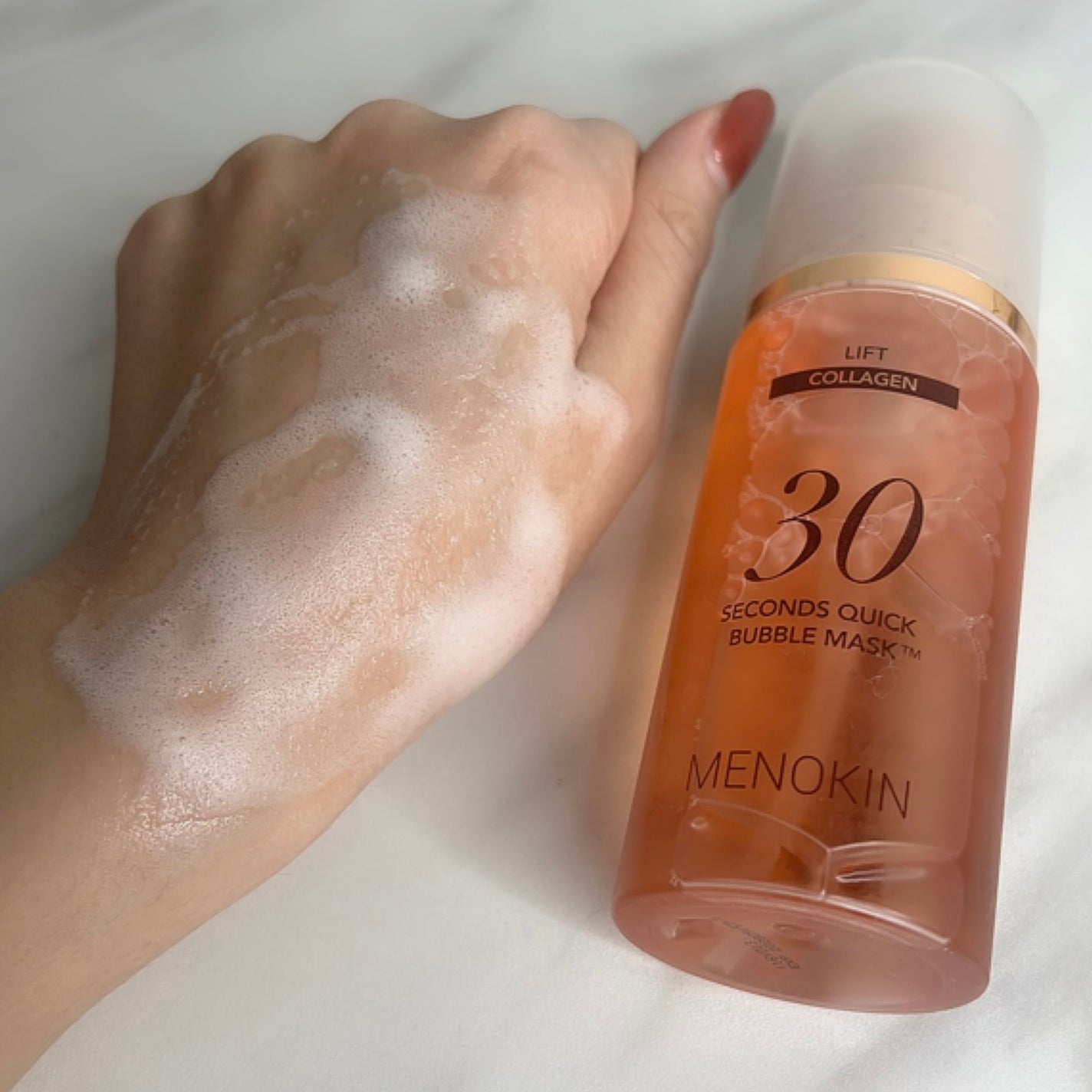 30秒クイックバブルマスク95ml リフト/MENOKIN/シートマスク・パックを使ったクチコミ(3枚目)